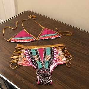 👙Pink Tribal Bikini Set 👙